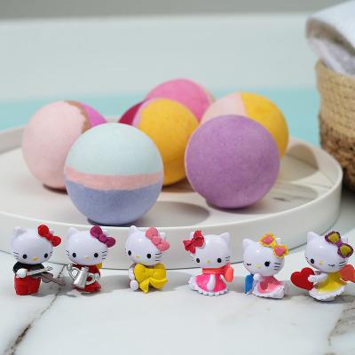 China Hot sale bath fizzer bath bombs fruit body fragrance fruit body natural relaxing foaming ball for sale