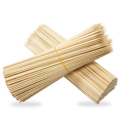 China Long Easily Cleaned Marshmallow Bamboo Roasting Sticks Outdoor Campfire BBQ Sticks With Blunt Point for sale