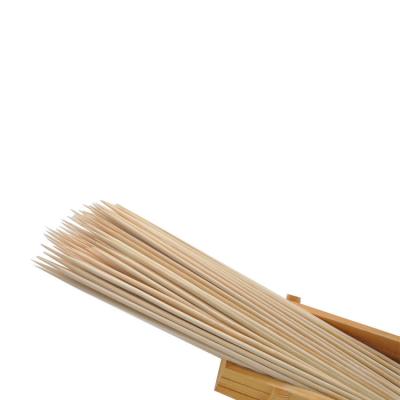 China Length 35 cm 40 cm 45 cm 50 cm Cotton Candy Marshmellow Roasting Disposable Long Round Bamboo Stick for sale