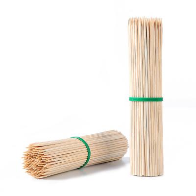 China Food Hot Dog Buffet Chicken Meat Kabab Rotisseri Barbecue BBQ 16inch Bamboo Sticks for sale