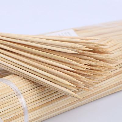 China Custom Printed Disposable Sushi Chopsticks Set Easily Cleaned Bamboo With Logo Round Bamboo Sticks for sale