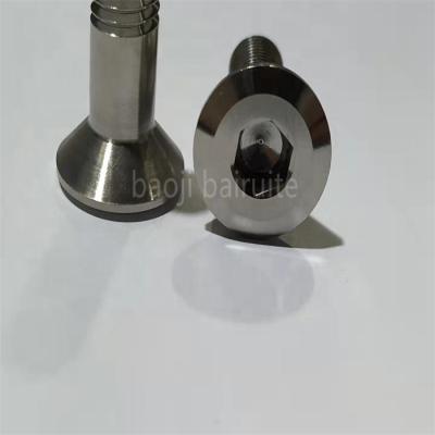 China Flat Socket Countersunk Head Titanium Hexagon Screw for sale