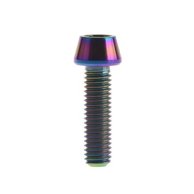 China Hexagon Socket M5 18 Titanium Alloy Stem Screws For Bicycle Cycling Stem for sale