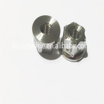 China Heavy Industry M6 Grade 5 Titanium Flange Nut for sale