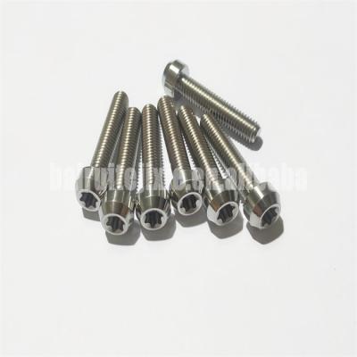 China HEX manufacture supplier titanium gr5 bolts for m8 motorcycle for sale