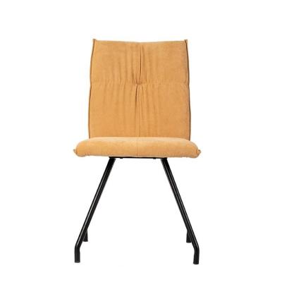 China High Quality Multi Variety Of Style Premium Modern Home Leg Velvet Back Cushion Metal Colors High Upholstered Dining Chairs for sale