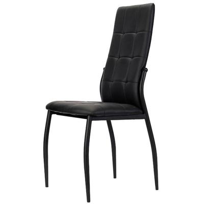 China Nordic High Quality Good Quality Restaurant PU Leather Luxury Upholstered Cheap Modern Dining Chairs for sale