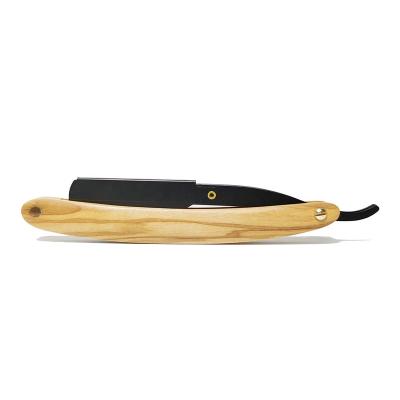 China Professional Straight Razors from Barber Razors Olive Wood Handle Twin Blade for sale