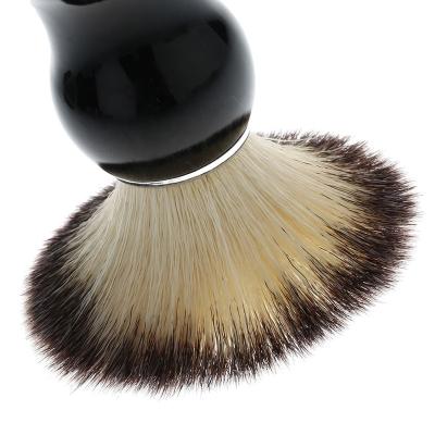 China High Quality Natural Nylon Face Shaving Brush Makeup Brush Custom ABS Handle Shaving Brushes for sale