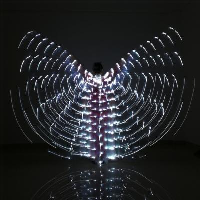 China Durable One Adult Voice-activate LED Wings Belly Dancing Belly Dancing Carnival Led Costumes Christmas Shows for sale