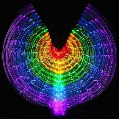 China Exotic Interpretation Durable Popular Girls LED Light Up Belly Dance Costume Prop for sale