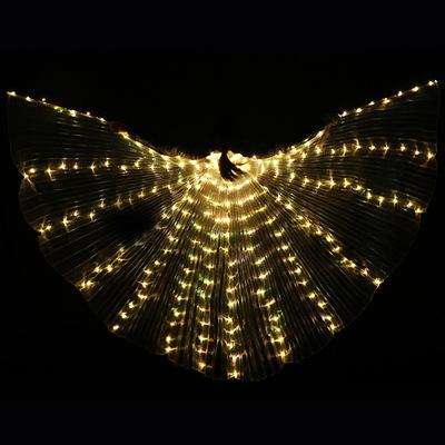 China Durable 382 Led Lights Enhance Super Bright 360-Degrees Led Belly Dance Isis Wings LED Isis Wings Costume Cloak for sale