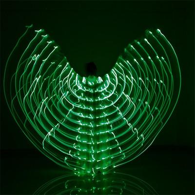 China High Quality 316 Degree LED Lights New Style Durable 360 ​​Colorful Isis Wings Show Belly Dancer For Stage Performance for sale