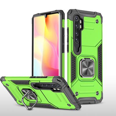 China Shockproof For Xiaomi Redmi Note 9S Case Magnetic Armor Shockproof Case With Metal Ring Holder For Xiaomi Redmi Note 10 Pro Phone Case for sale