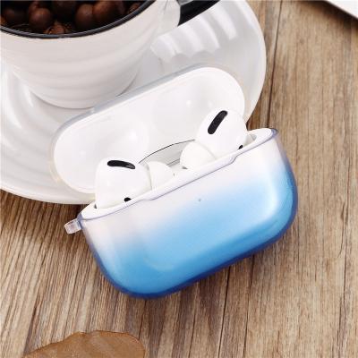 China For Inear Earphone Wholesale Price Designer Transparent Crystal Clear Gradient Color Case For Apple Airpods Pro Accessories for sale