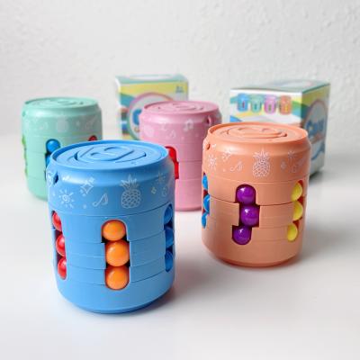 China Amazon Hit Bean Rotating Toy Fingertip Spinning Creative Magical Toy 6*6*7CM for sale