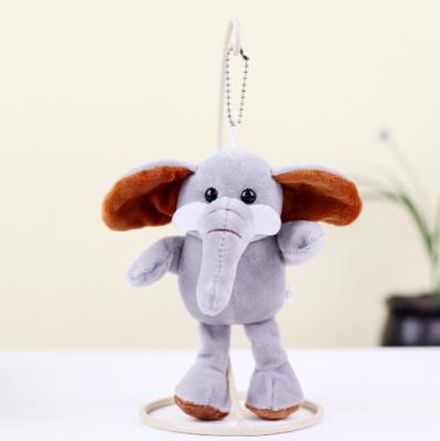 China Mini Elephant Stuffed Forest Funny Animal Toys Cute Plush Toy Keychain /stuffed animal key chain for sale