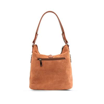 China Fashion Logo Suede Hobo Bags Handbag made to order for sale