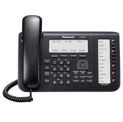 China Panasonic KX-NT556 Attached LCD Display Telephone Cord Backlit Audio Phone 6 Lines High Definition KX-NS500 KX-NT556 for sale