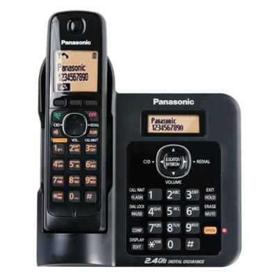 China Panasonic KX-TG3811 2.4 GHz Cordless Telephone Large Telephone Radio Display Answering Machine Backlit Speaker KX-TG3811 for sale