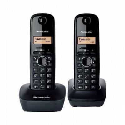 China Call Waiting Panasonic KX-TG3412 2.4 GHz Cordless Telephone Landline LCD Backlight Call ID Amber Intercom for sale