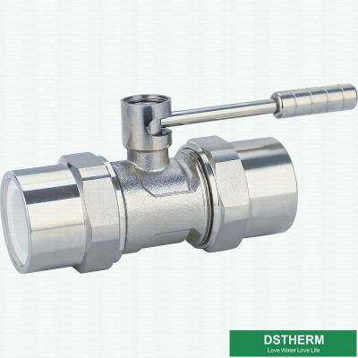 China Water Control PN20 32mm PPR Double Union Ball Valve for sale