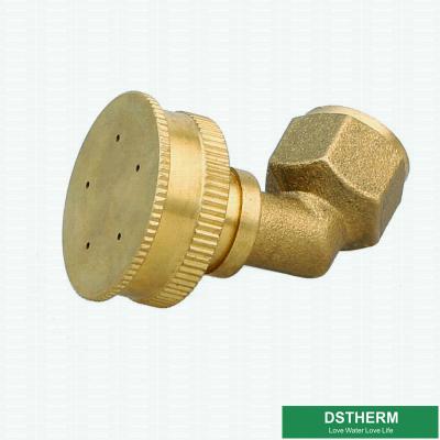 China Customized Brass Garden Fittings 360 Degrees Adjustable Brass Water Fine Mist Sprayer Hose Nozzle for sale