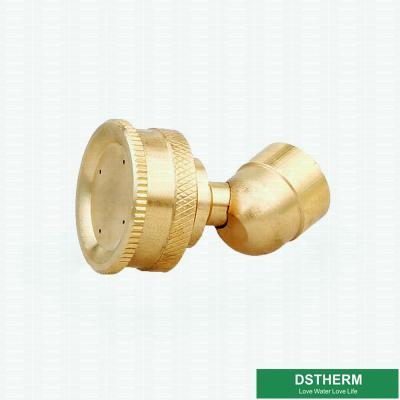 China Customized Brass Garden Fittings 360 Degrees Adjustable Brass Water Fine Mist Sprayer Hose Nozzle for sale