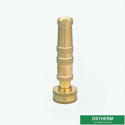 China Customized Garden Hose Pipe Shut Off Valve Garden Brass Power Water Twist Hose Nozzle Sprinkler for sale