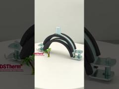 PPR Metal Pipe Clamp Hight Quality of Clamp with Rubber Corrosion-Resistant  20-160mm