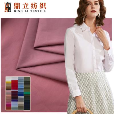 China Stretch Factory Direct Sales Twill Dress Nylon Cotton Spandex Shirt Filling Breathable Coating Fabric for sale