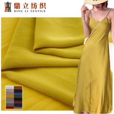 China QUICK DRY high quality 100% polyester satin fabric like silk women fashion fabric for sale for garment for dress for sale