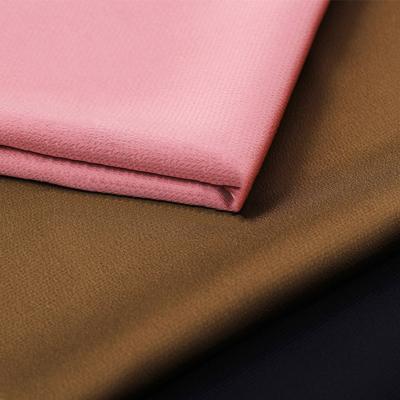 China OEM ODM Solid Color Crepe 4% Spandex 96% Polyester Material Satin Stretch Stretch Fabric For Clothing for sale