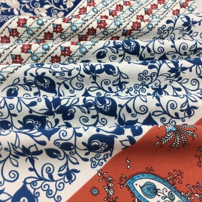 China Viable hot sale polyester textile fabrics comfortable digital printed fabric for shirting canvas for sale