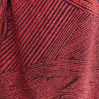 China Metallic factory direct stripe flower wave leaves fabricbrocade shiny metallic brocade jacquard fabric for dress wedding for sale