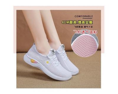 China Cushioning Hongyan Women's shoes new single shoes mesh surface sports breathable comfortable shoes for sale