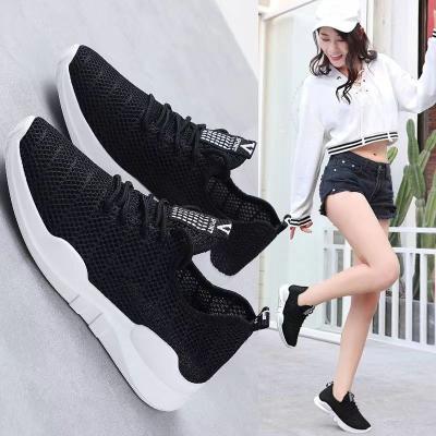 China Cushioning Hongyan Net shoes women breathable mesh surface sports shoes new students all white casual shoes for sale