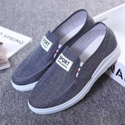 China Cushioning Hongyan New fashion casual men's cloth shoes breathable anti-slip wear-resistant work shoes Fashion shoes for sale