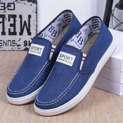 China Cushioning Hongyan Spring and summer canvas shoes casual men's shoes old Beijing cloth shoes men for sale