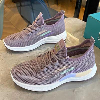 China Cushioning Hongyan Summer sports shoes female new student Korean version of all mesh shoes female for sale