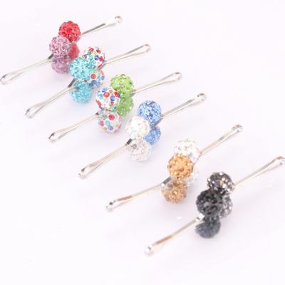 China 20212022 Nice Classic Cheap Colorful Balls Design Fashion No Pin Hijab Clip Women No &Children Scarf Jewelry No Small Broken Clips for sale