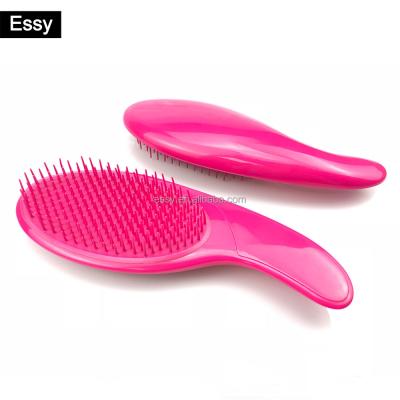 China Compact Hair Salon Equipment Professional Plastic Tangle Detangler Hair Brush for sale