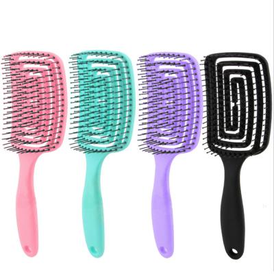 China Custom quick dry hair brush disposable professional detangling paddle detangler hair brush for sale