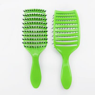 China 2019 new products wholesale detangling duct cushion curved custom professional paddle boar hair brush for sale