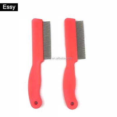 China Human Head Or Home Pet Remove Flea Nit Stainless Steel Anti Lice Comb for sale