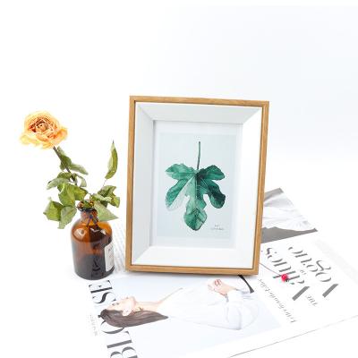 China Decorative Nordic Simple Modern Style Photo Frame 2022 Central Institute Of Statistics Wooden Photo Frame Wide-sided Set 6 7 8 10 Inch Picture Frame Wall Hanging 4k 8k à venda