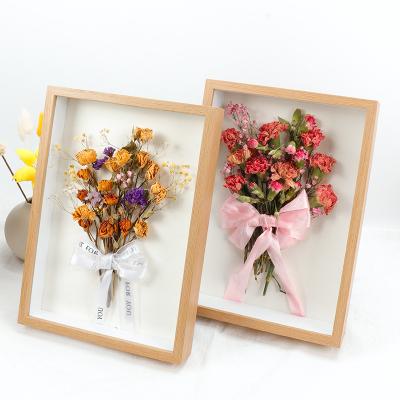 China Decorative Frame 3CM, Frame 6,7,8,10,5CM Creative Handmade A4 Diy Photo Frame Dried Flower Picture Box Frame 3d Shadow Specimens Picture Frame à venda