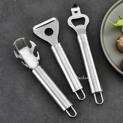 China 3PCS kitchen gadgets with stainless steel peeler can opener fish scales for kitchen tools for sale