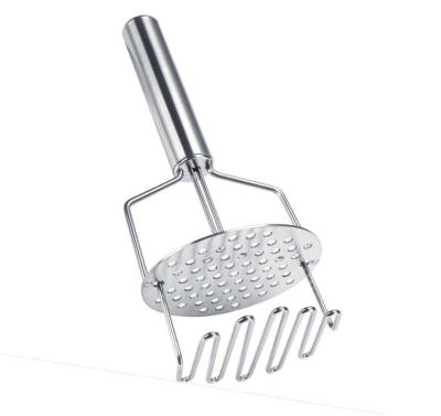 China Kitchen gadget Stainless Steel Potato Masher For Kitchenware for sale