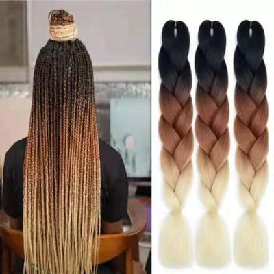 China Synthetic Fiber Ombre High Temperature Jumbo Braid Braid for sale